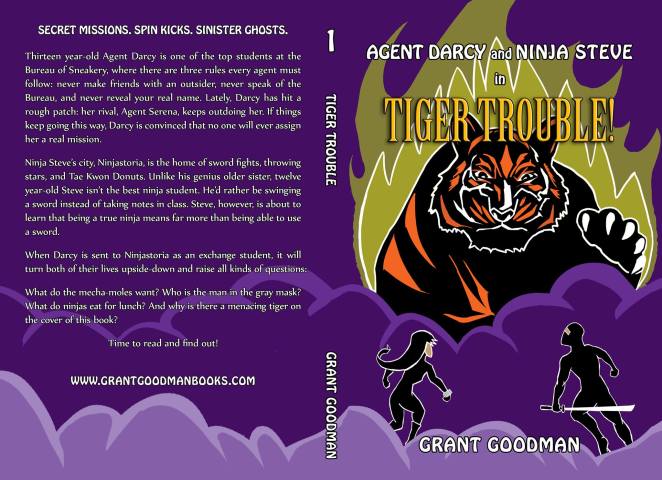 tiger trouble back cover author name on spine